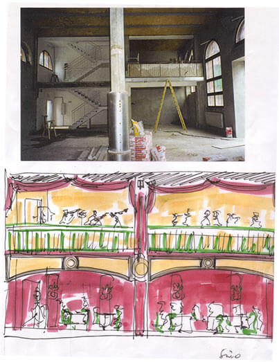 Ballhaus Walzerlinksgestrickt im Denkmal Habel's Brauhaus